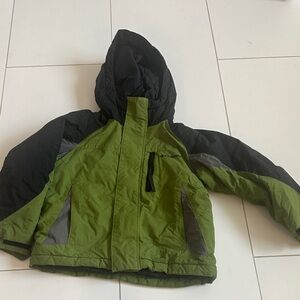 Columbia Kids Green and Black Jacket snow ski 6